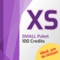 Mobile Preview: SMALL "XS" CREDIT PACKAGE with 100 credits